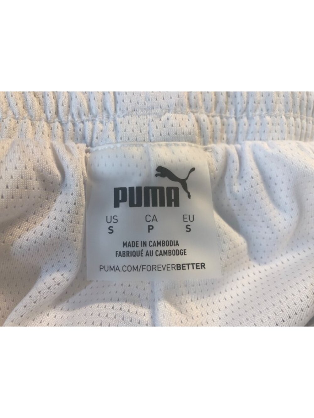 NWT PUMA Foundation DryCELL Athletic Shorts White Size S Classic Athleisure - Picture 7 of 10